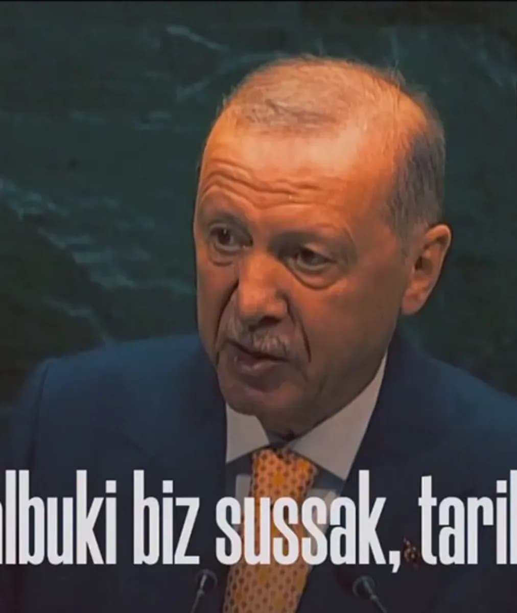 Cumhurbaşkanı Erdoğan'dan BM Genel Kurulu'nda Sezai Karakoçlu Mesaj