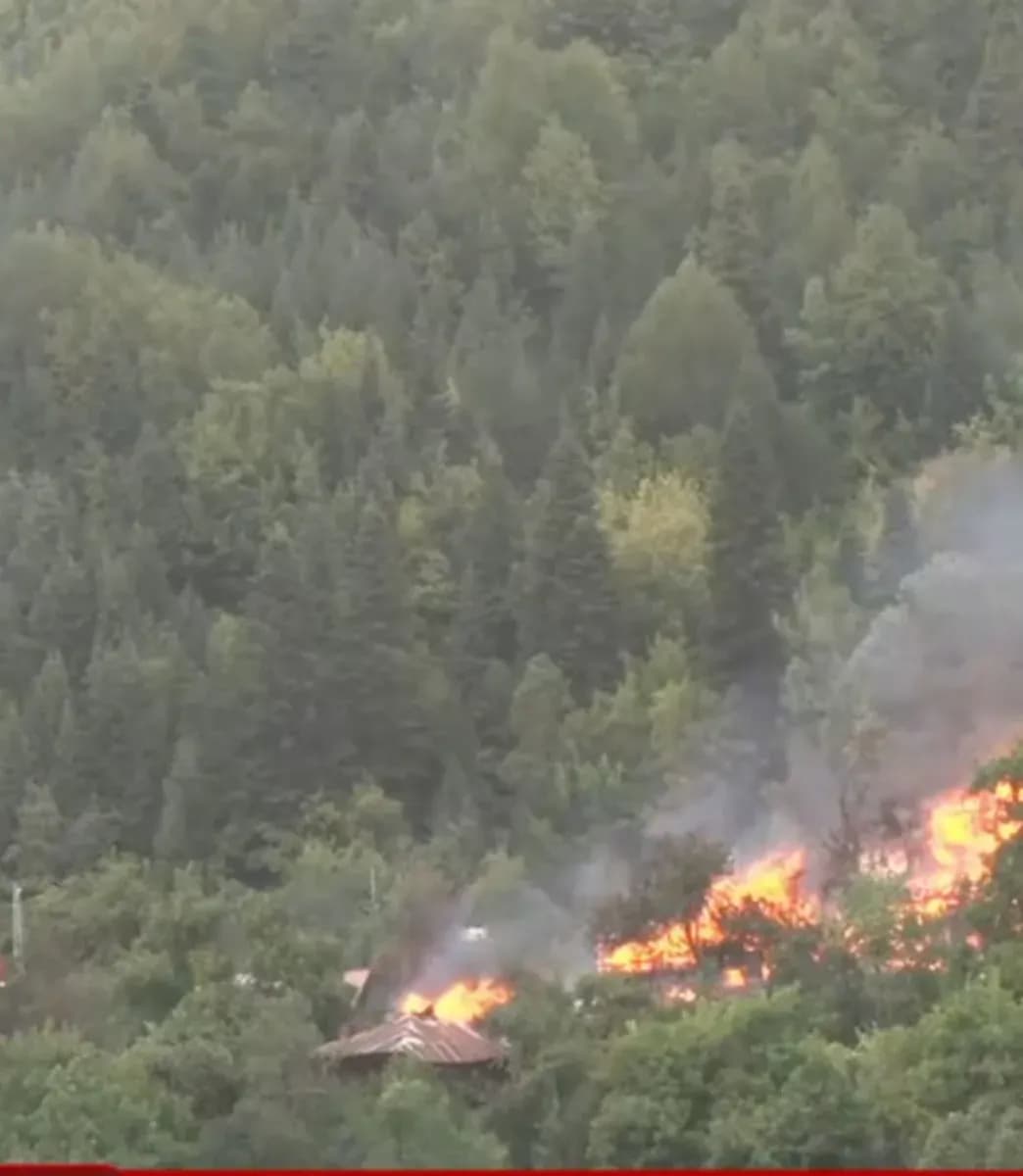 Kastamonu'da Alevlere Süratle Müdahale Ediliyor: Yangın Evlere Sıçradı