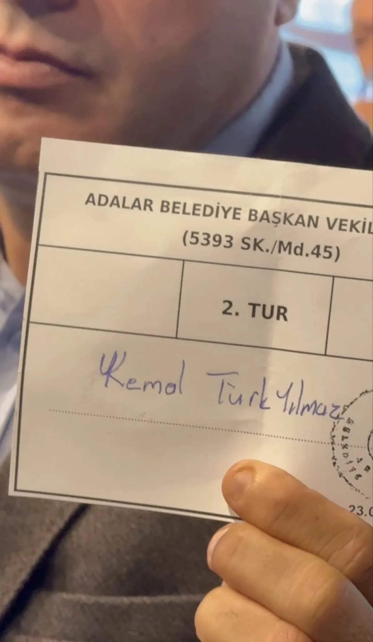 Adalar Belediye Başkan Vekilliği Seçimini AK Parti Adayı Kemal Türkyılmaz Kazandı