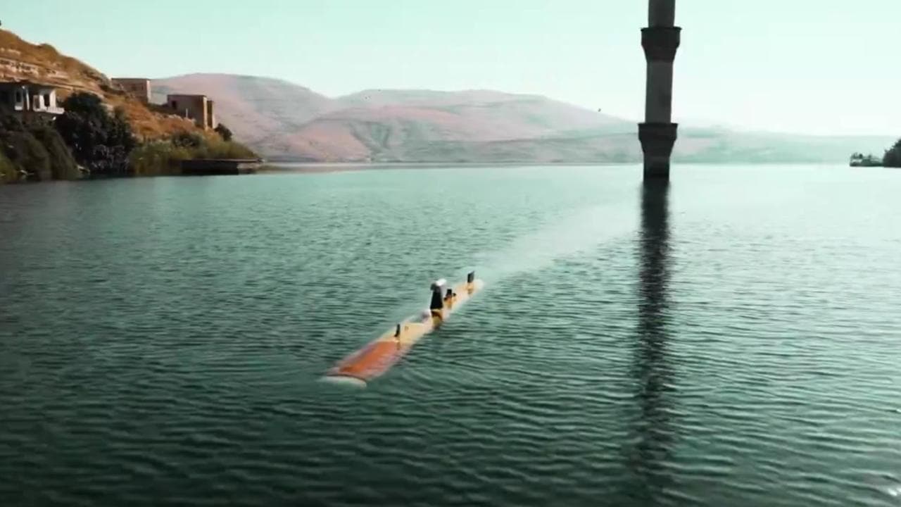 Milli Otonom Sualtı Aracı DERİNGÖZ Fırat Nehri'nin Derinliklerini İnceledi