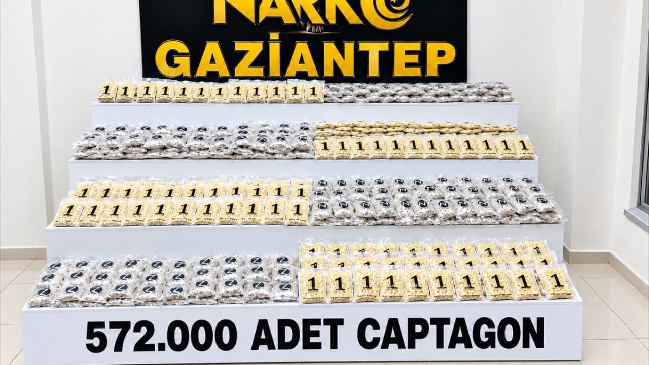 Gaziantep'te Binlerce Uyuşturucu Hap Yakalandı