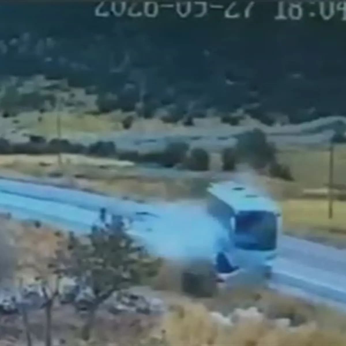 Gaziantep'teki kazada çok sayıda ölü! Çarpışma anı kamerada