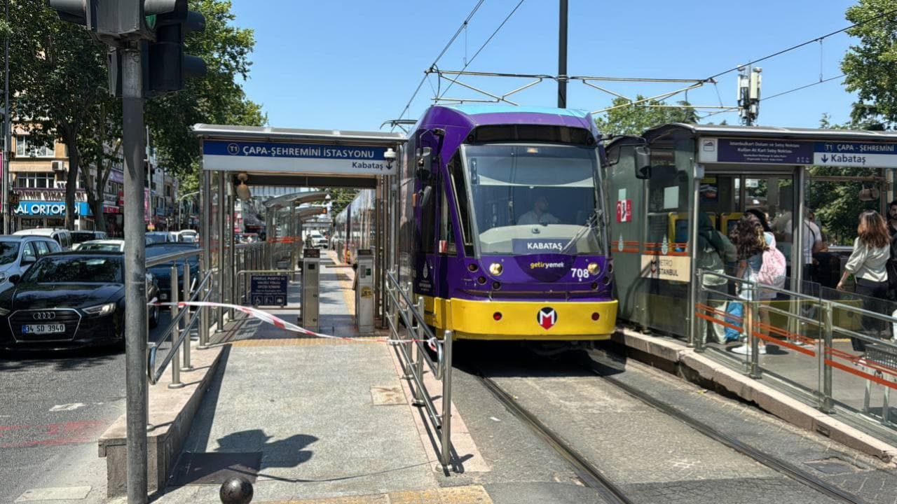 KabataşBağcılar Tramvay Hattı'nda teknik arıza