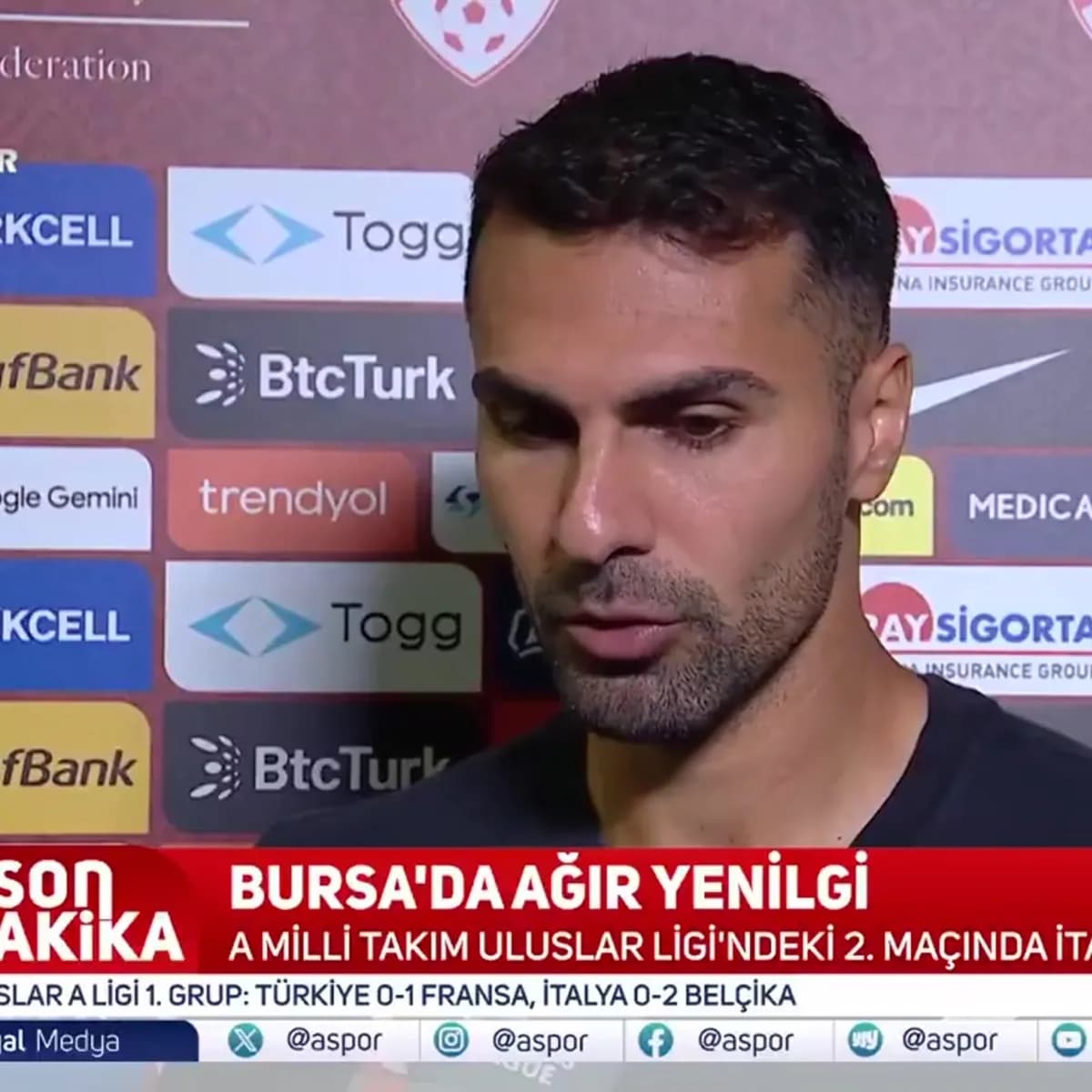 Zeki'den İtalya maçı sonrası öz eleştiri