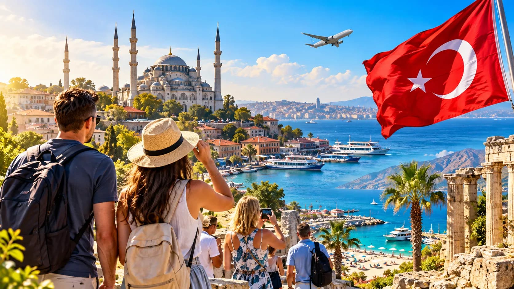 Türkiye’ye 34,8 milyon yabancı ziyaretçi geldi! En çok turist hangi ülkeden?