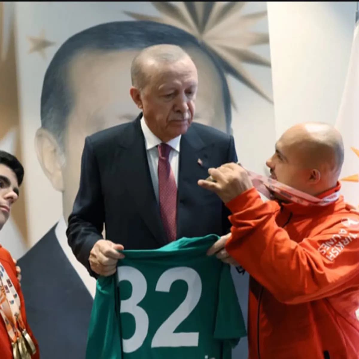 Başkan Erdoğan, Türkiye Özel Sporcular Spor Federasyonu temsilcilerini kabul etti