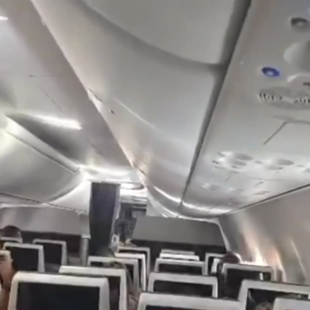 Flydubai uçağından yeni görüntü