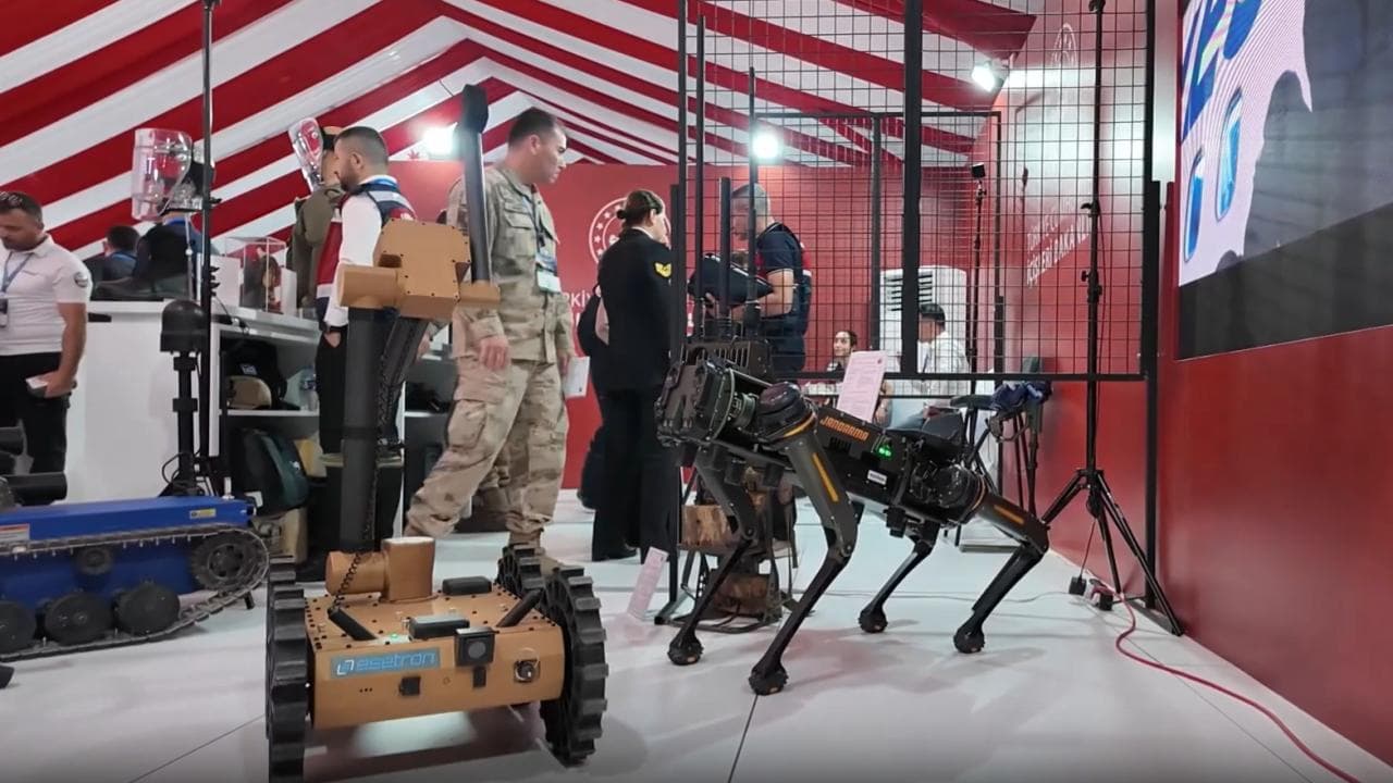 Jandarmanın yerli robotları TEKNOFEST Güneydoğu'da görücüye çıktı