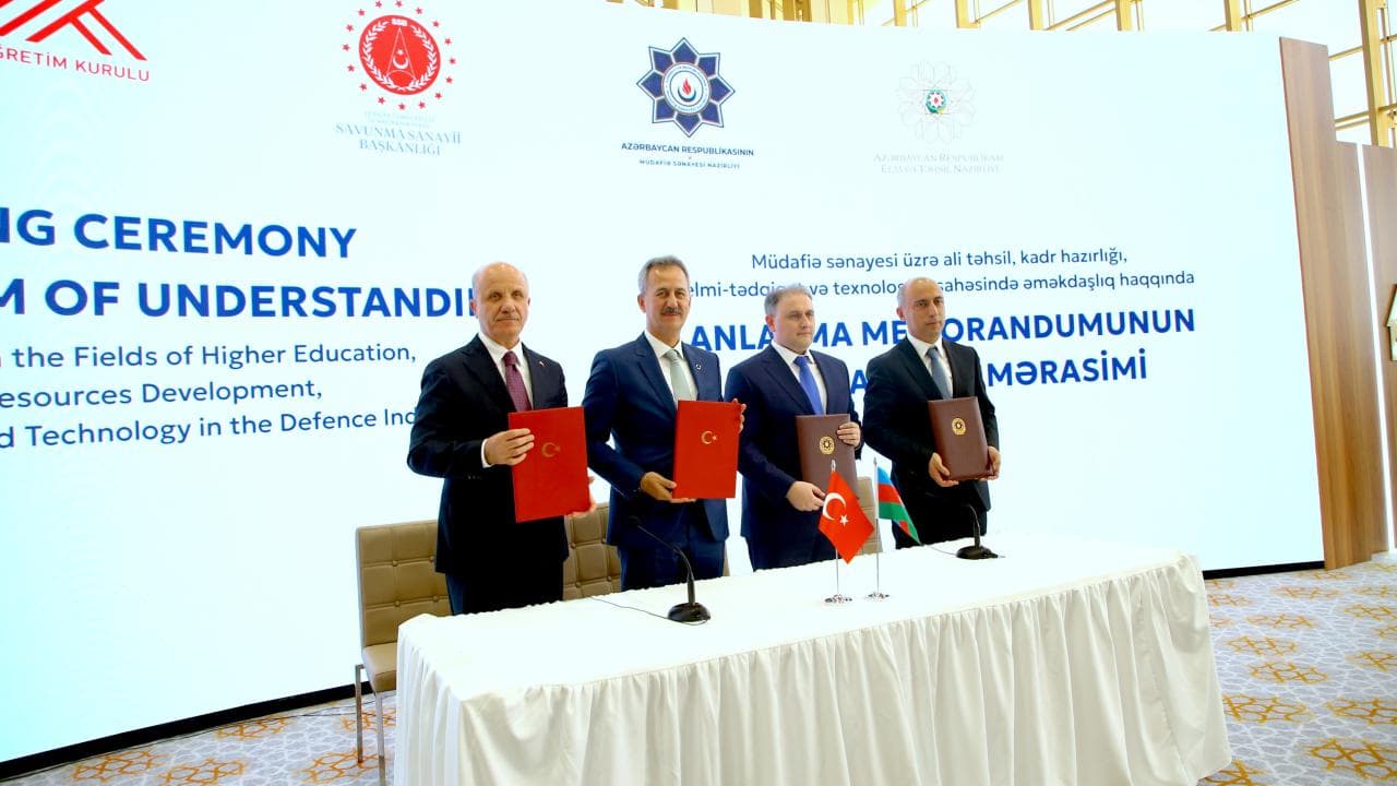 Türkiye ve Azerbaycan arasında savunma sanayisinde eğitim iş birliği