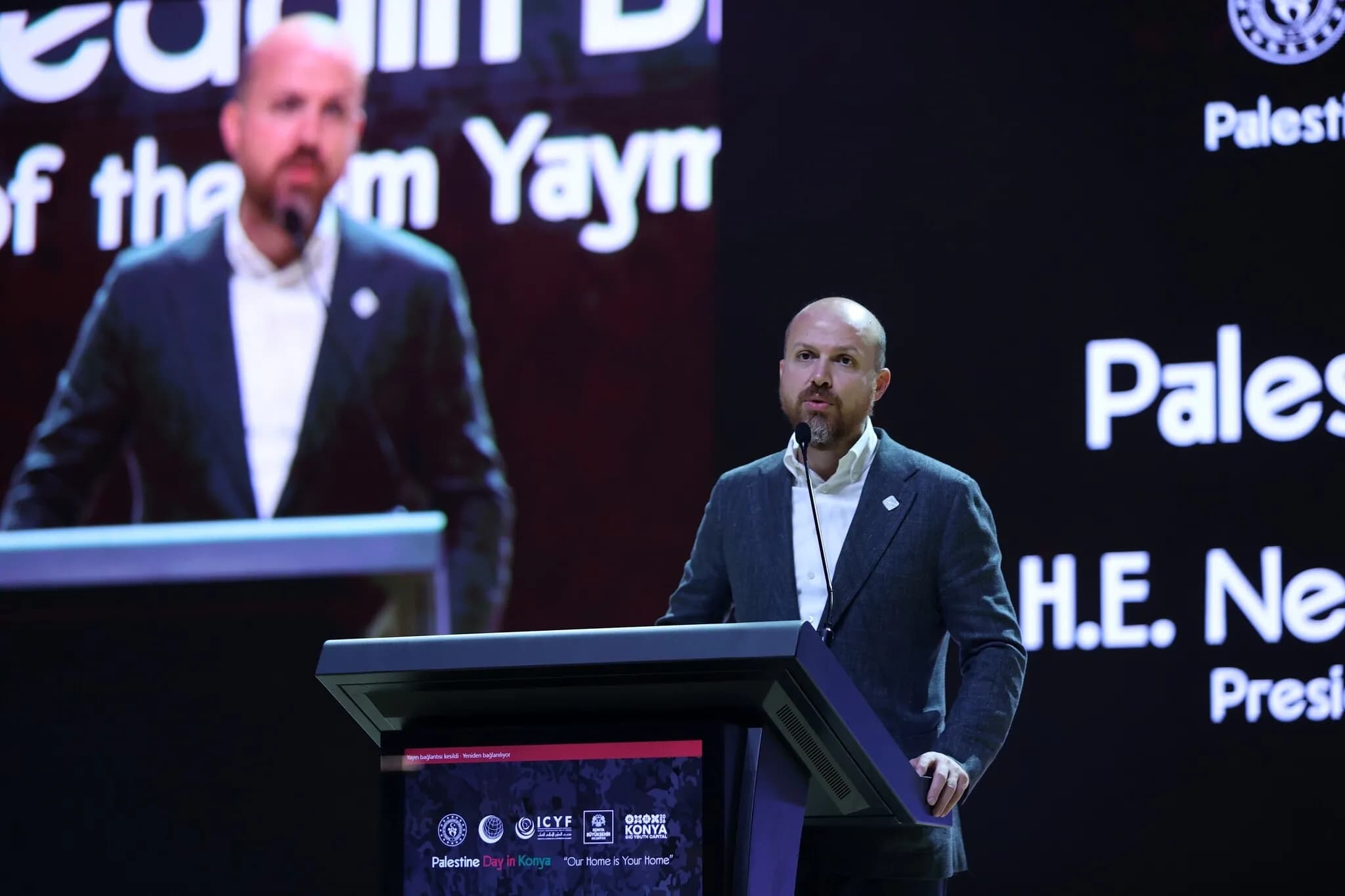 Bilal Erdoğan'dan net Filistin mesajı: “Arkalarında durmaya devam edeceğiz”
