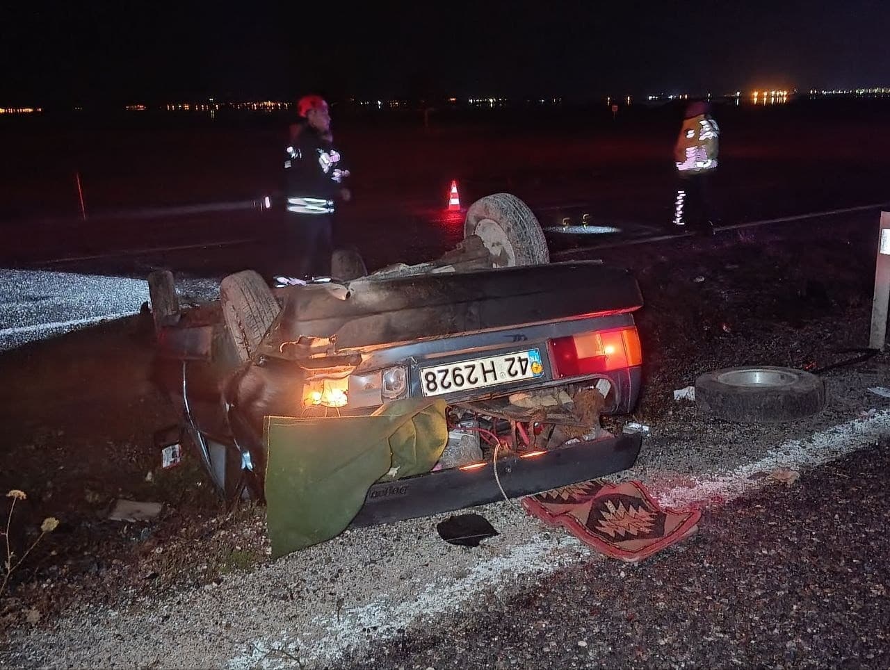 Beyşehir'de Yağışlı Hava Kazaları Getirdi: 11 Yaralı