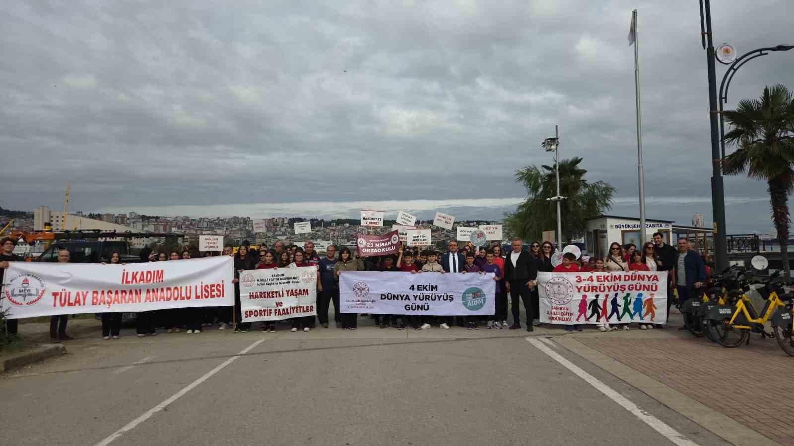 Samsun'da Sağlıklı Yaşam İçin Büyük Yürüyüş
