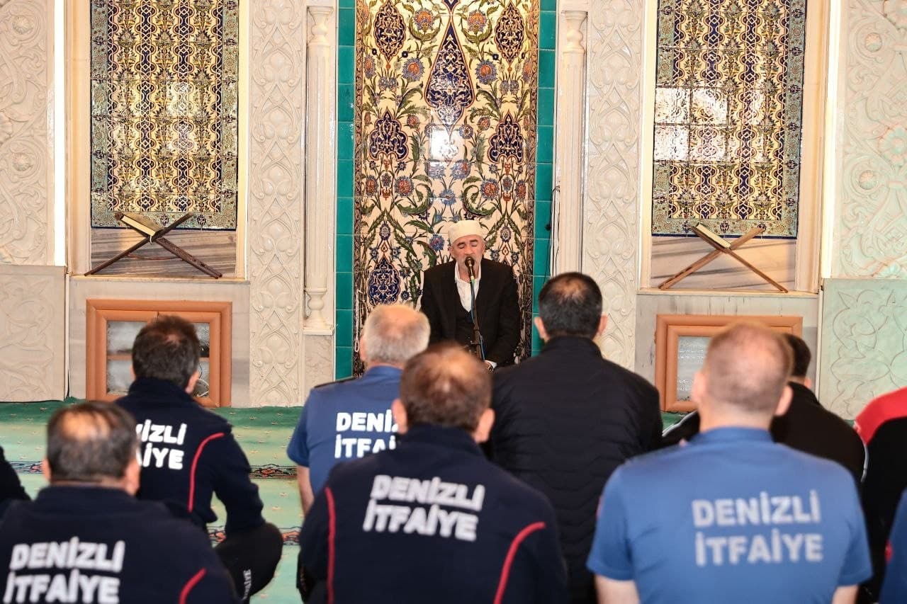 Denizli'de Görev Şehidi İtfaiyeciler İçin Anma Programı