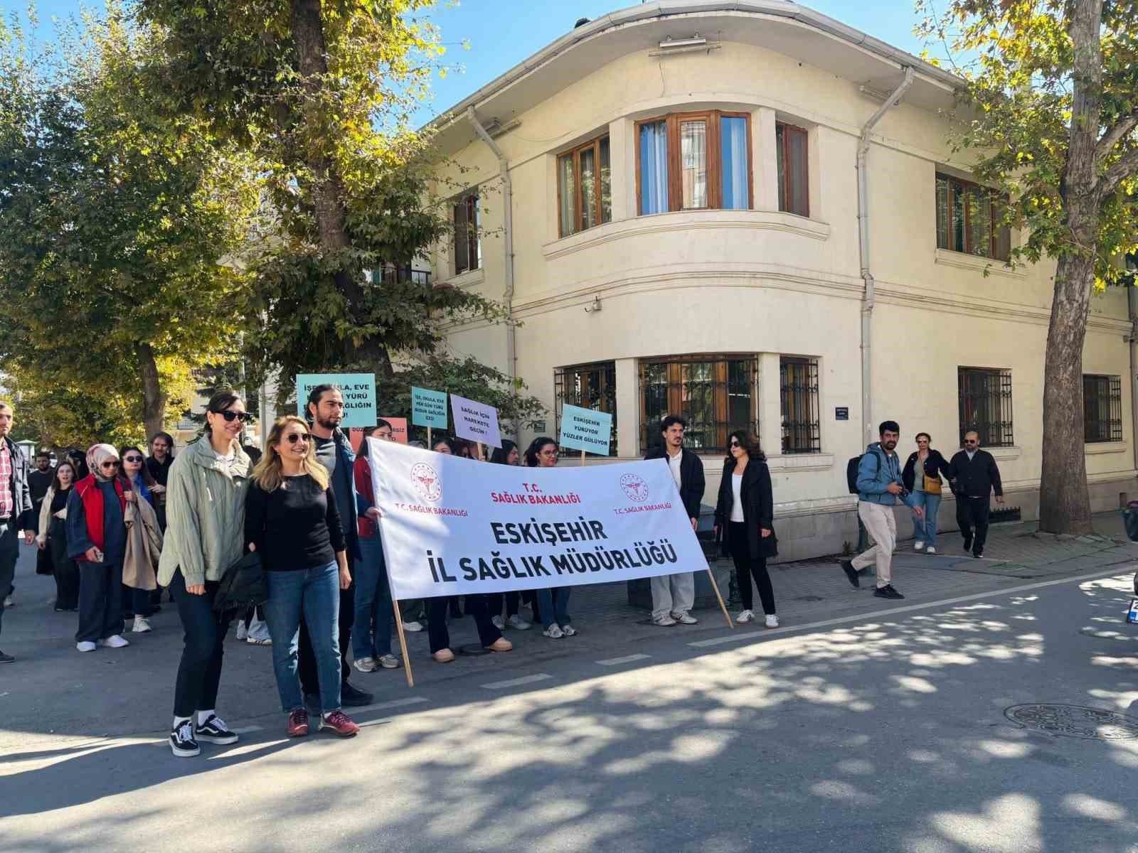 Dünya Yürüyüş Günü Eskişehir'de Farkındalık Etkinliğiyle Kutlandı