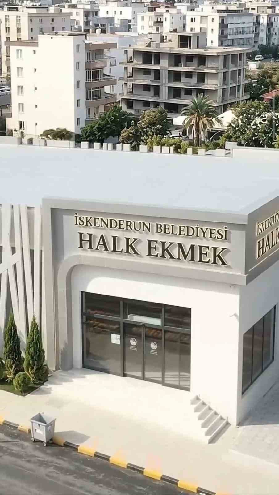 İskenderun'da Halk Ekmek Fabrikası İçin Temeller Atıldı