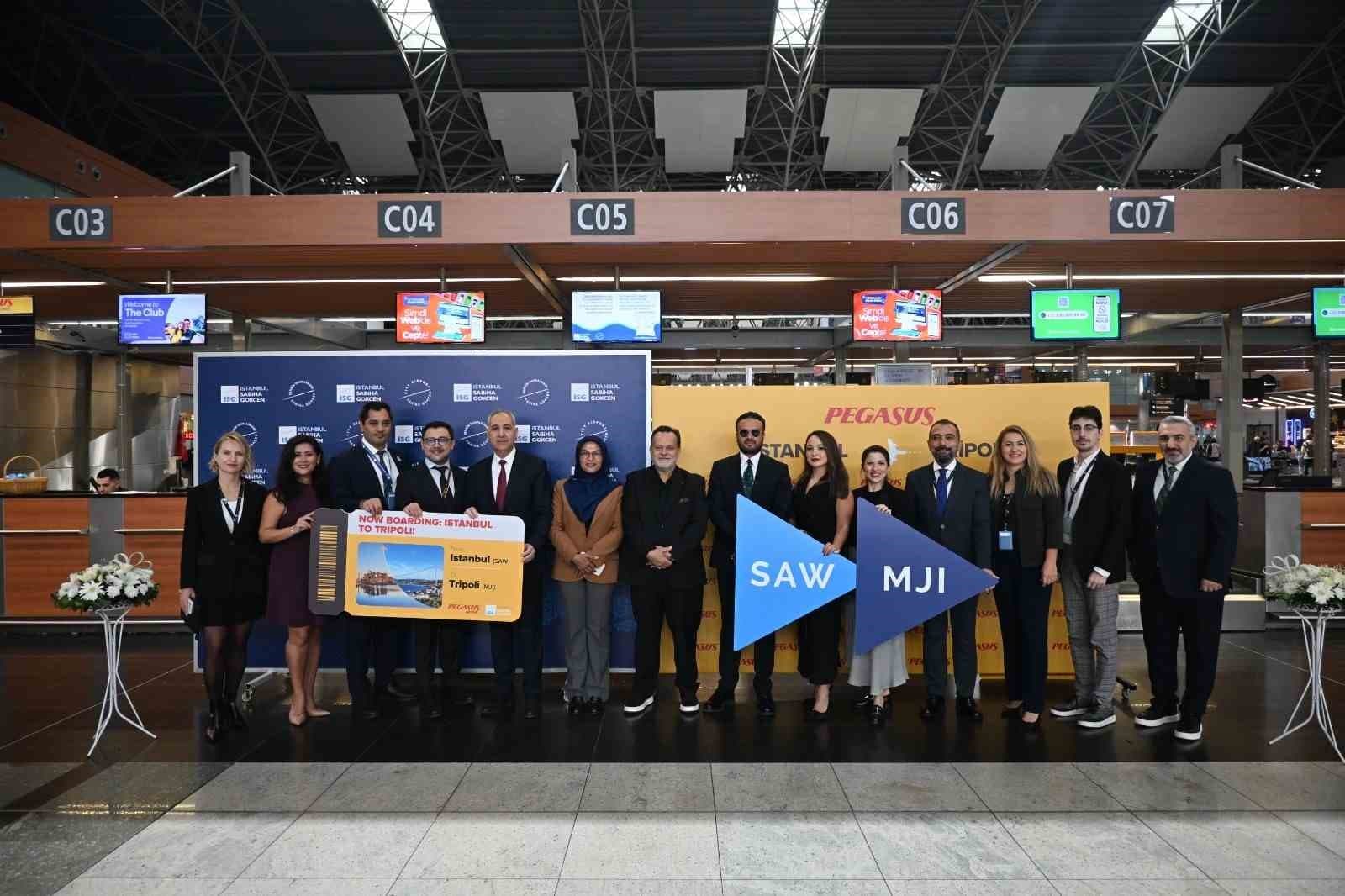 Sabiha Gökçen Havalimanı'ndan Trablus'a Doğrudan Seferler Başladı