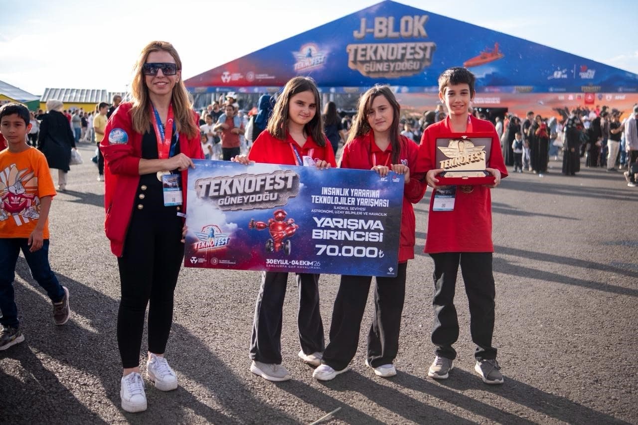 Denizli Nalan-Mustafa Kaynak Bilim ve Sanat Merkezi'nden TEKNOFEST'te Büyük Başarı