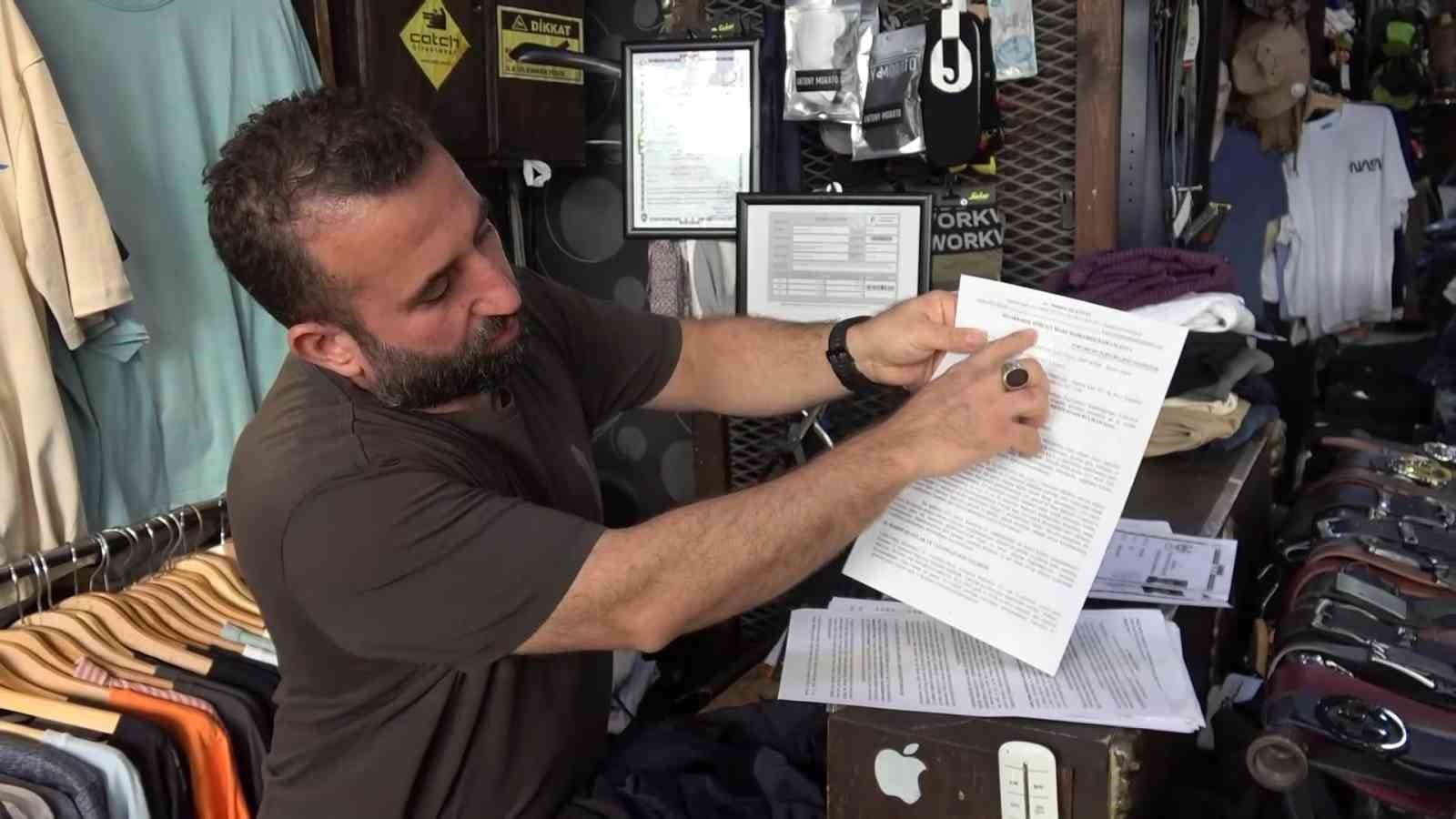 Diyarbakır’da iş yeri mühürlenen esnaftan tepki