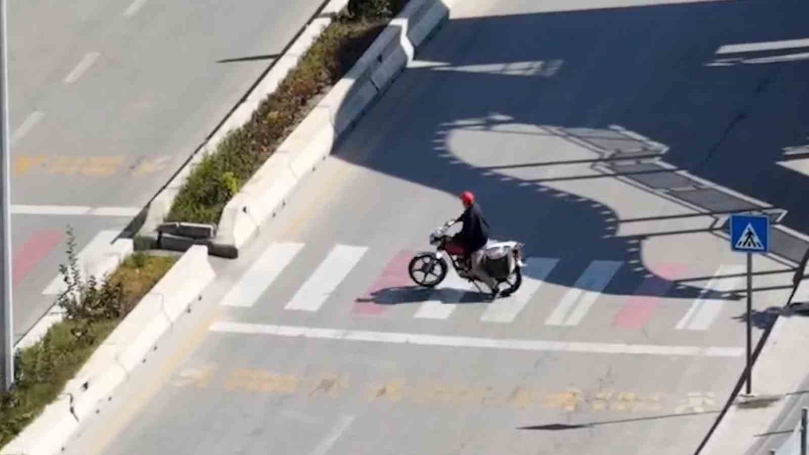 Çalıntı Motosikletle Kaçış Dronla Son Buldu