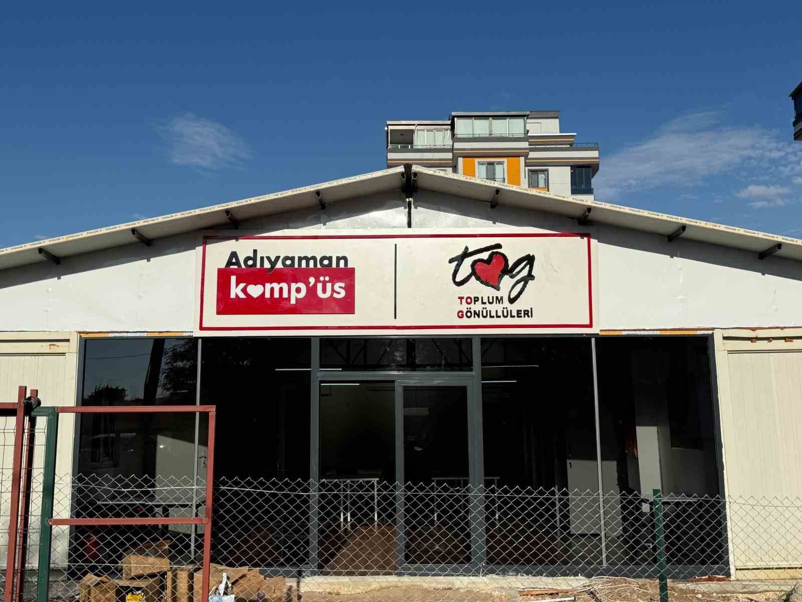 TOG, Adıyaman'da Gençler İçin İkinci Kamp’üs'ü Hizmete Açtı