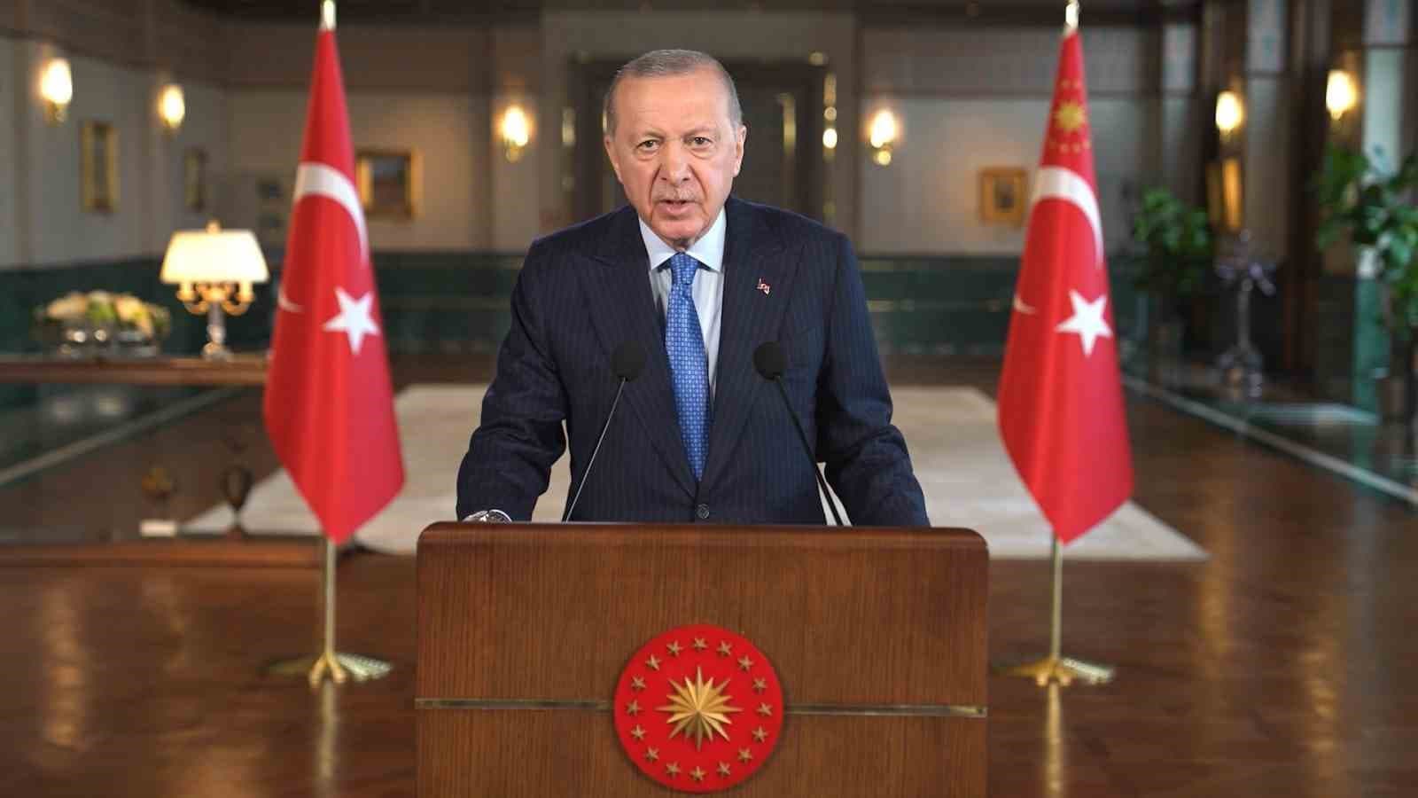 Cumhurbaşkanı Erdoğan'dan Uluslararası Demokratlar Birliği'ne Destek Mesajı