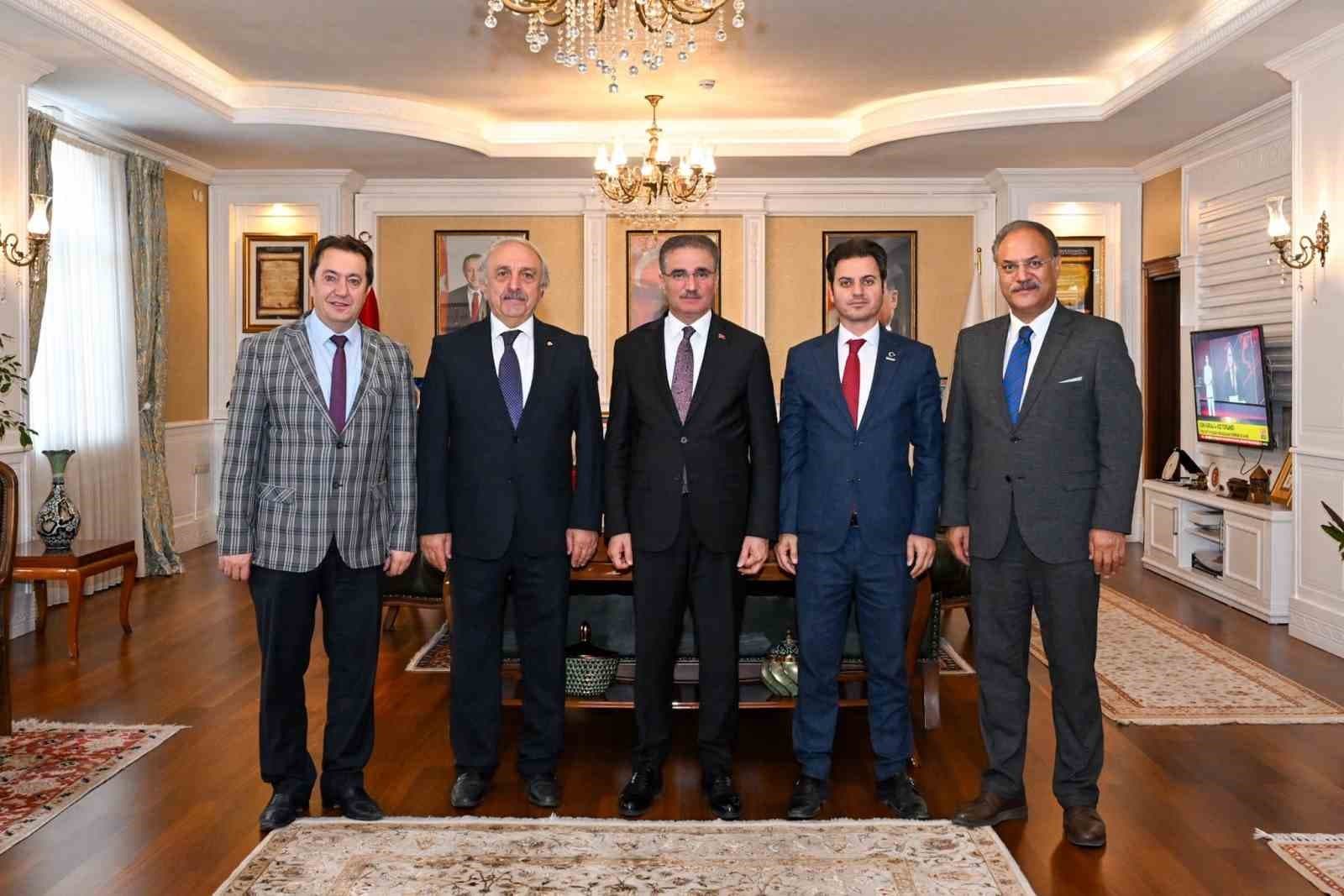Vali Aydın Baruş'a Zengezur Koridoru ve Sultan Sekisi Toplantısı Ziyareti