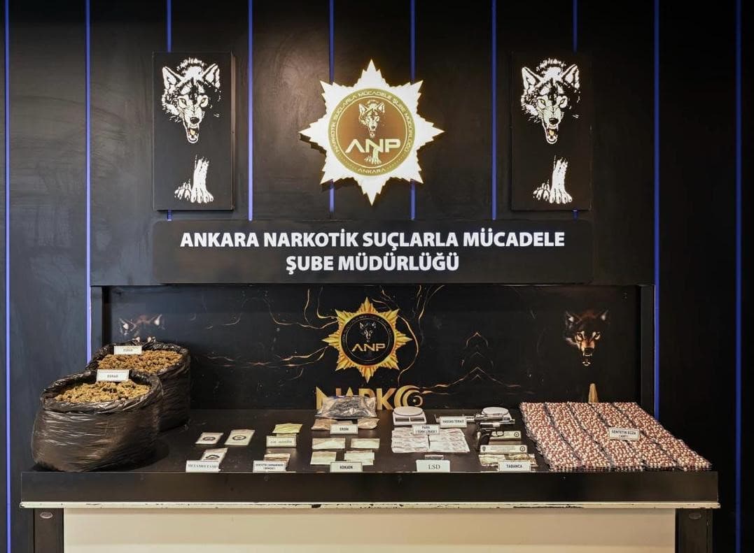 Ankara'da Narkotik Operasyonu: 43 Tutuklama