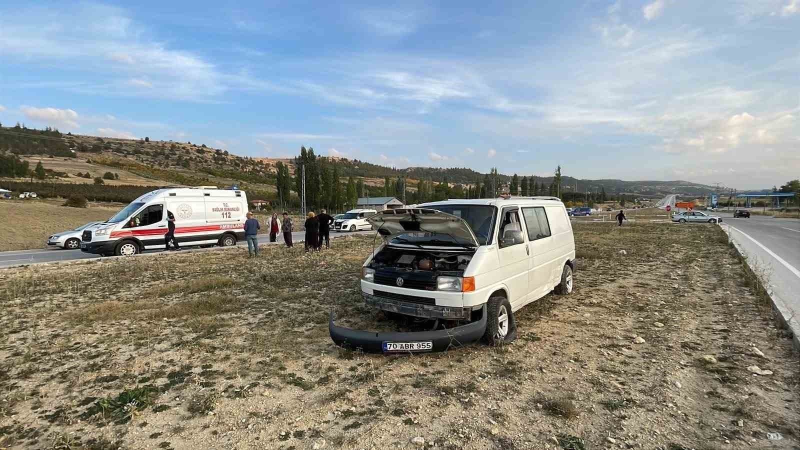 Karaman-Mersin Yolunda Trafik Kazası: 1 Yaralı