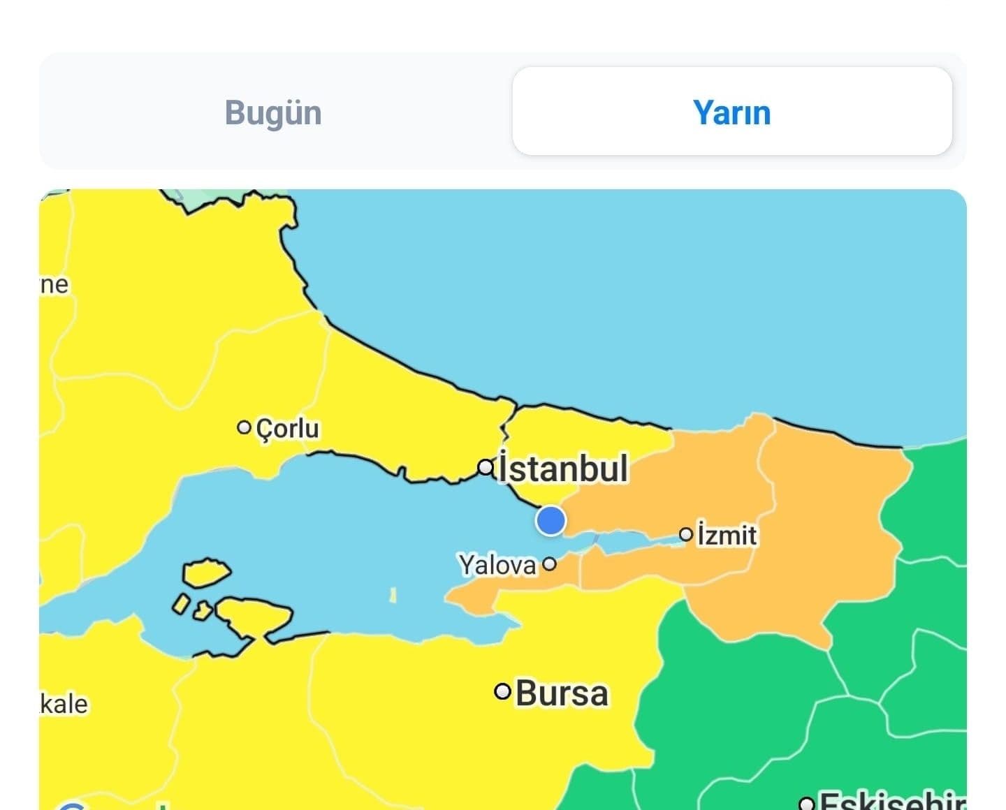 Kocaeli'de Şiddetli Sağanak Alarmı: Vatandaşlar Uyarıldı