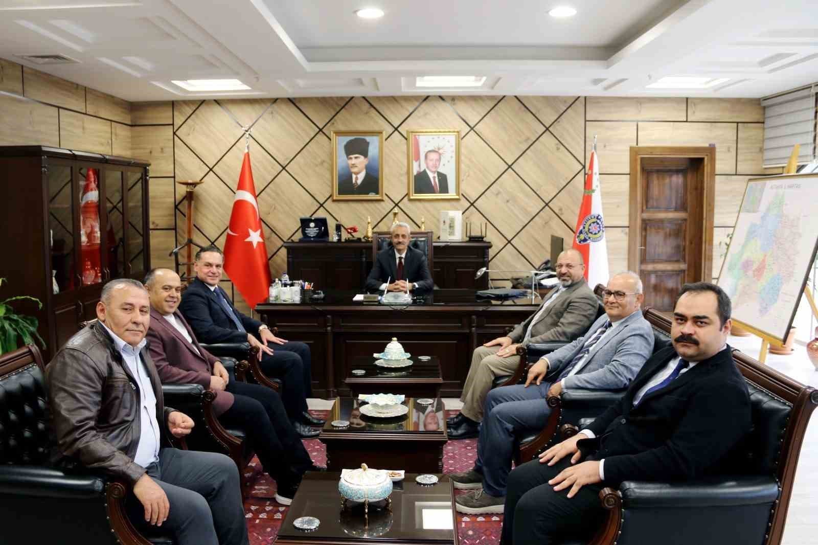 Kütahya OSB Yönetiminden İl Emniyet Müdürü Tandoğan'a Hayırlı Olsun Ziyareti