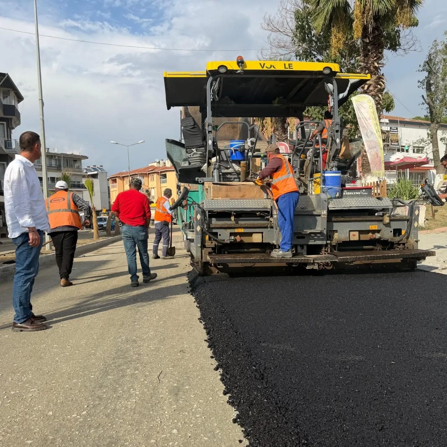 Yenipazar Büyük Menderes Caddesi'nde Asfalt Çalışmaları Başladı