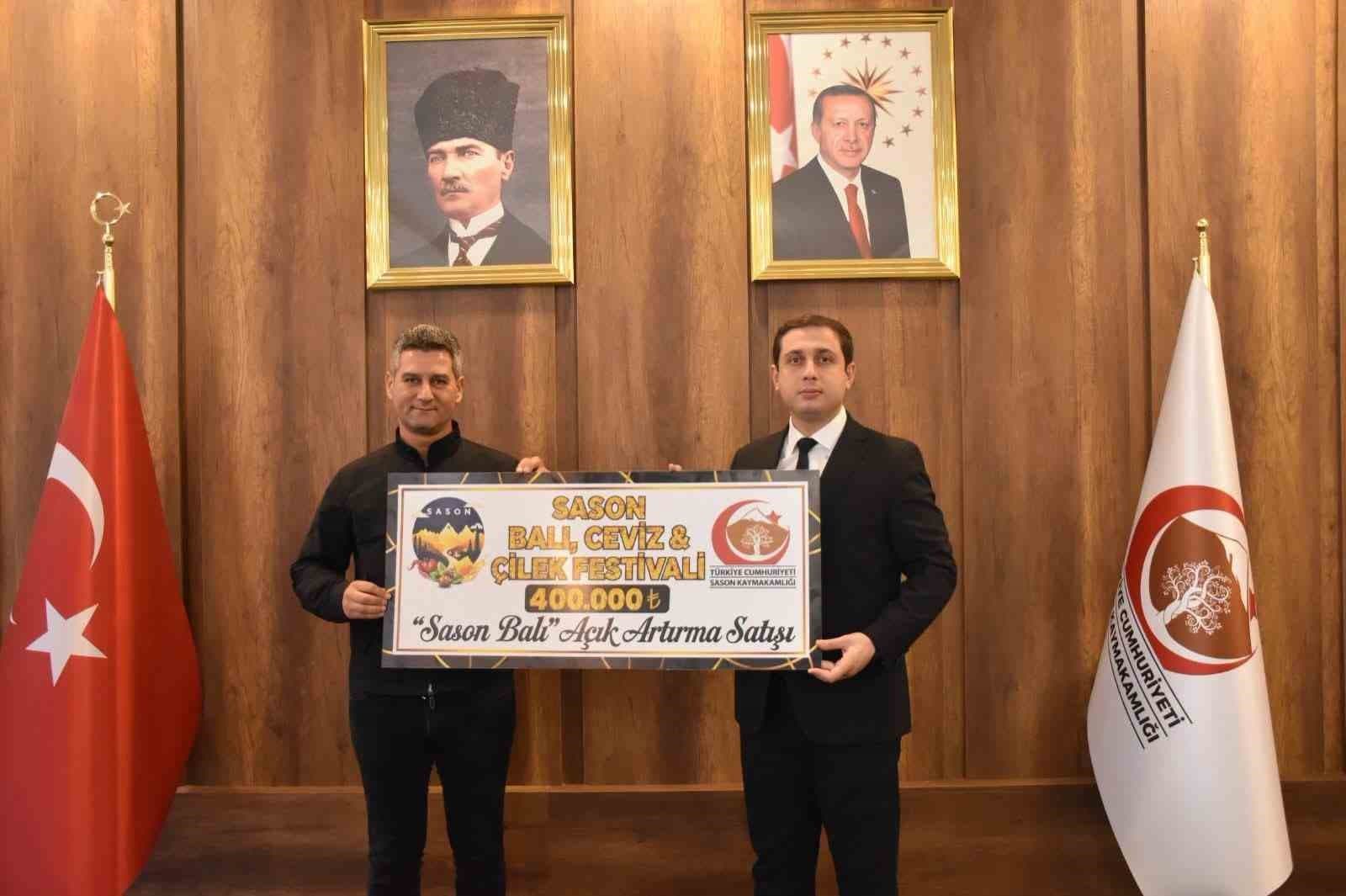 Sason Balı Rekor Fiyatla Satıldı: Gelir Üreticilere Teslim Edildi