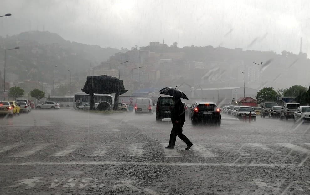 Erzincan, Erzurum ve Bayburt İçin Şiddetli Yağış Alarmı