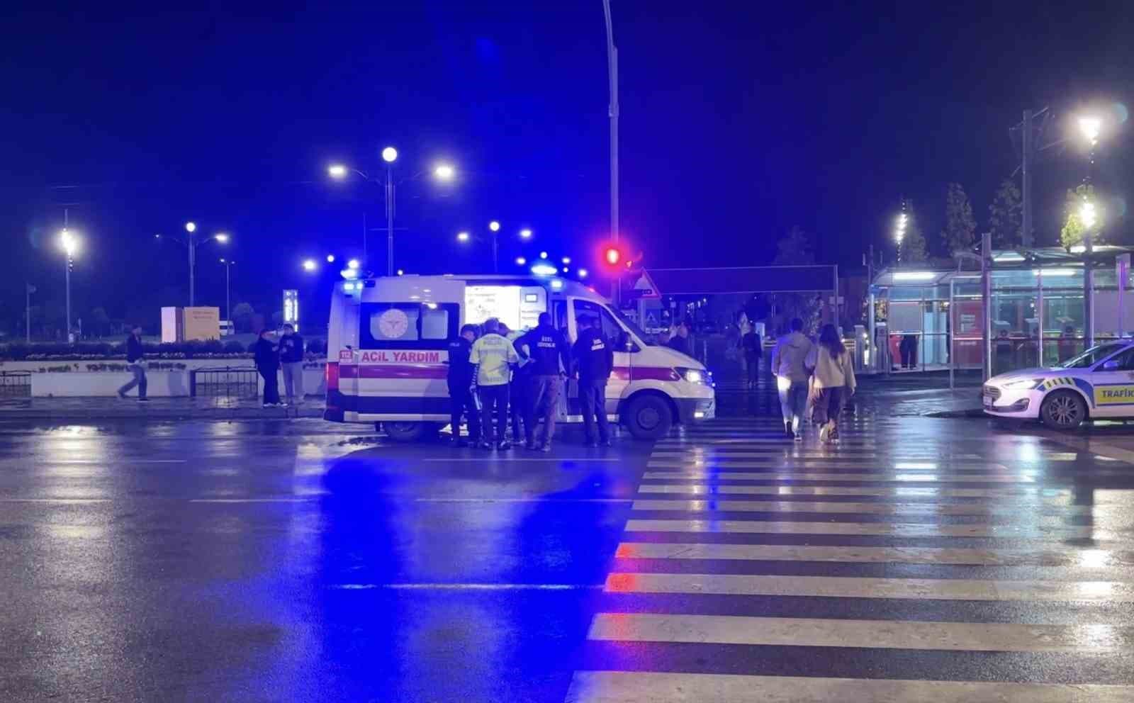 Samsun'da SUV Aracın Çarptığı Yaya Yaralandı