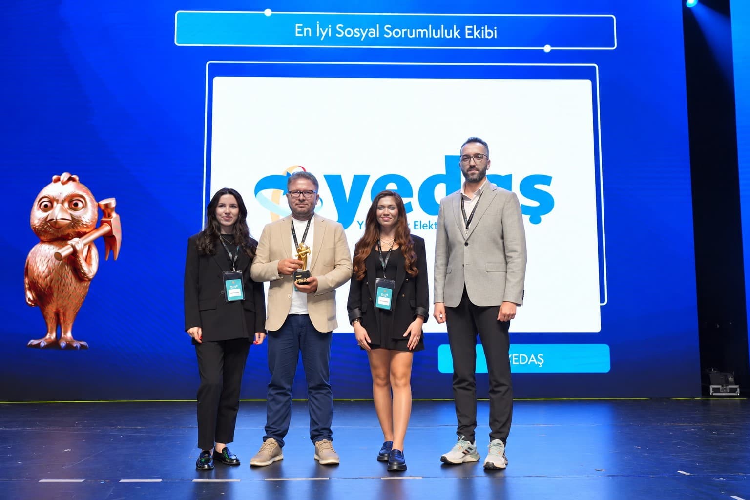 YEDAŞ Sosyal Sorumluluk Projeleriyle İki Ödüle Layık Görüldü