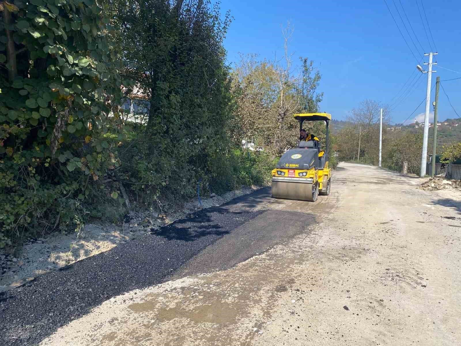 Sancakdere Köyü'nde Yol İyileştirme Çalışmaları Yapılıyor