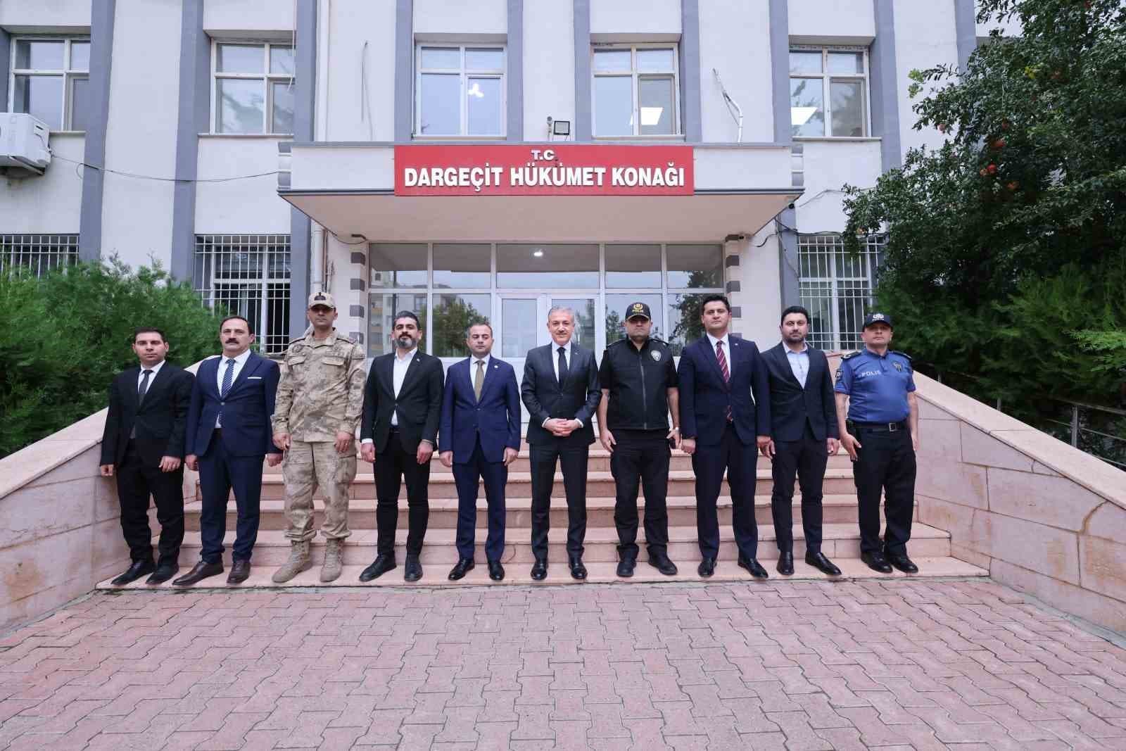 Vali Tuncay Akkoyun Dargeçit İlçesinde İncelemelerde Bulundu