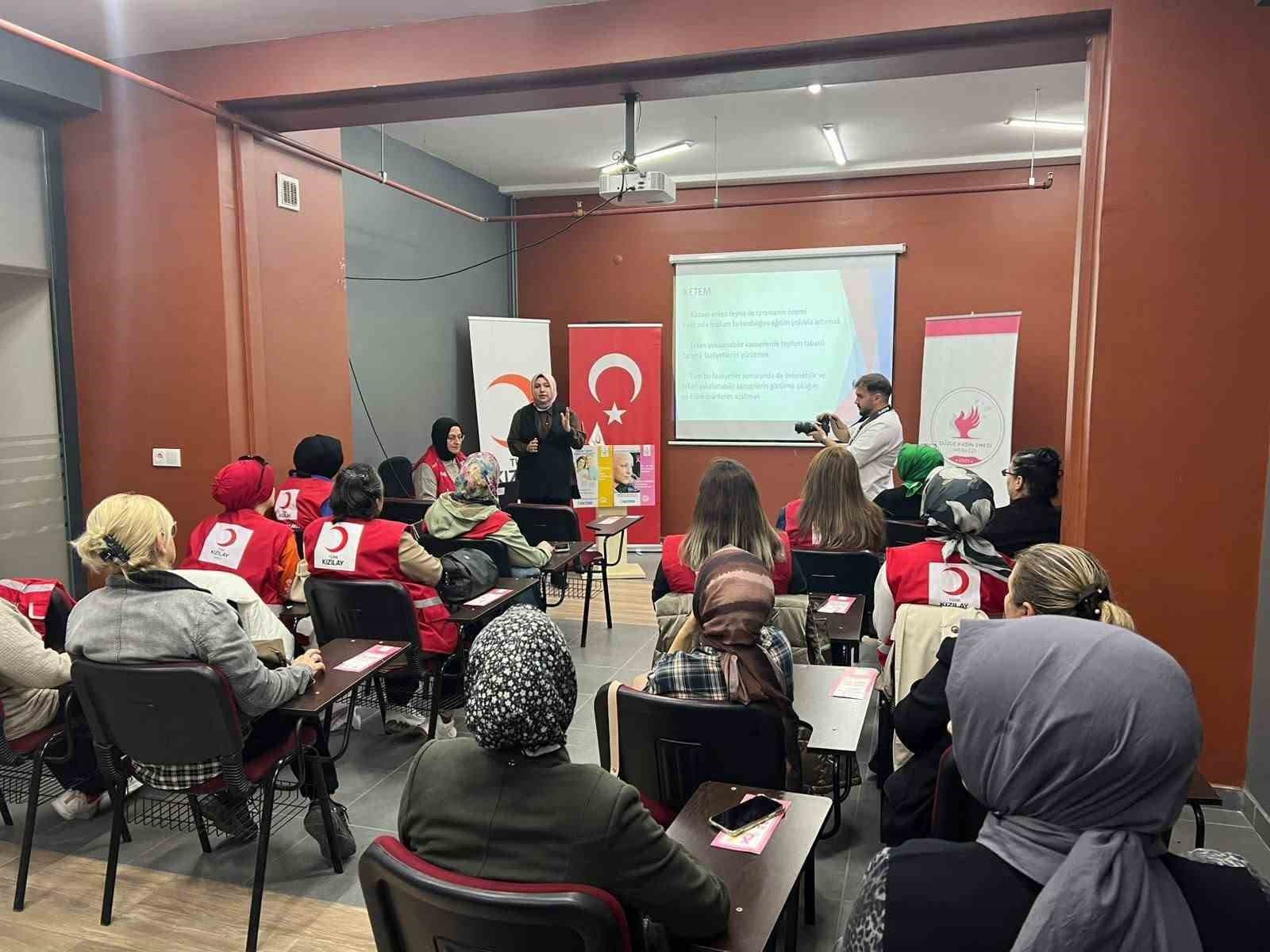 Düzce'de Kadınlara Yönelik Meme Kanseri Erken Teşhis Eğitimi