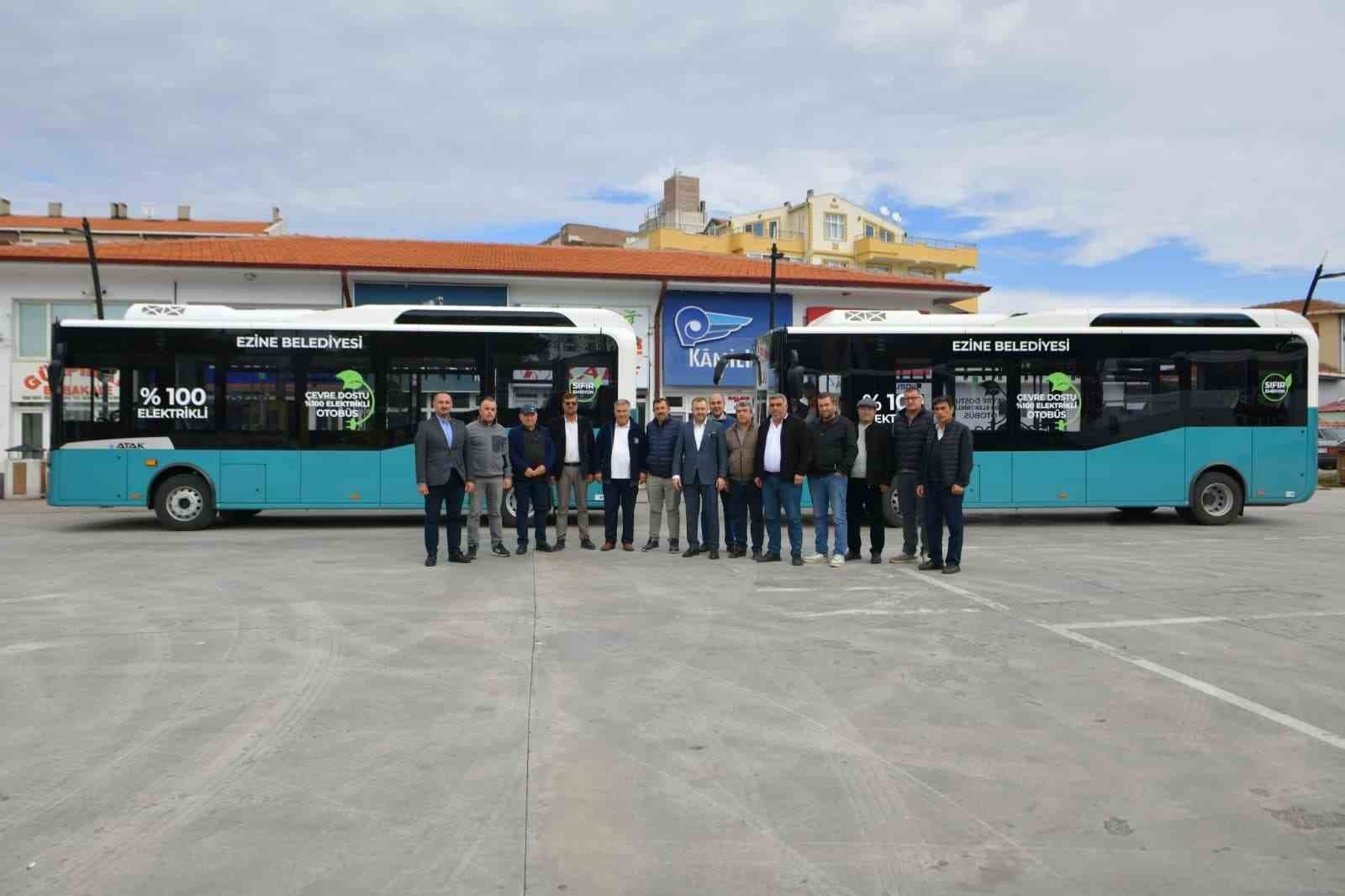 Başkan Güray Yüksel Elektrikli Otobüsleri Tanıttı