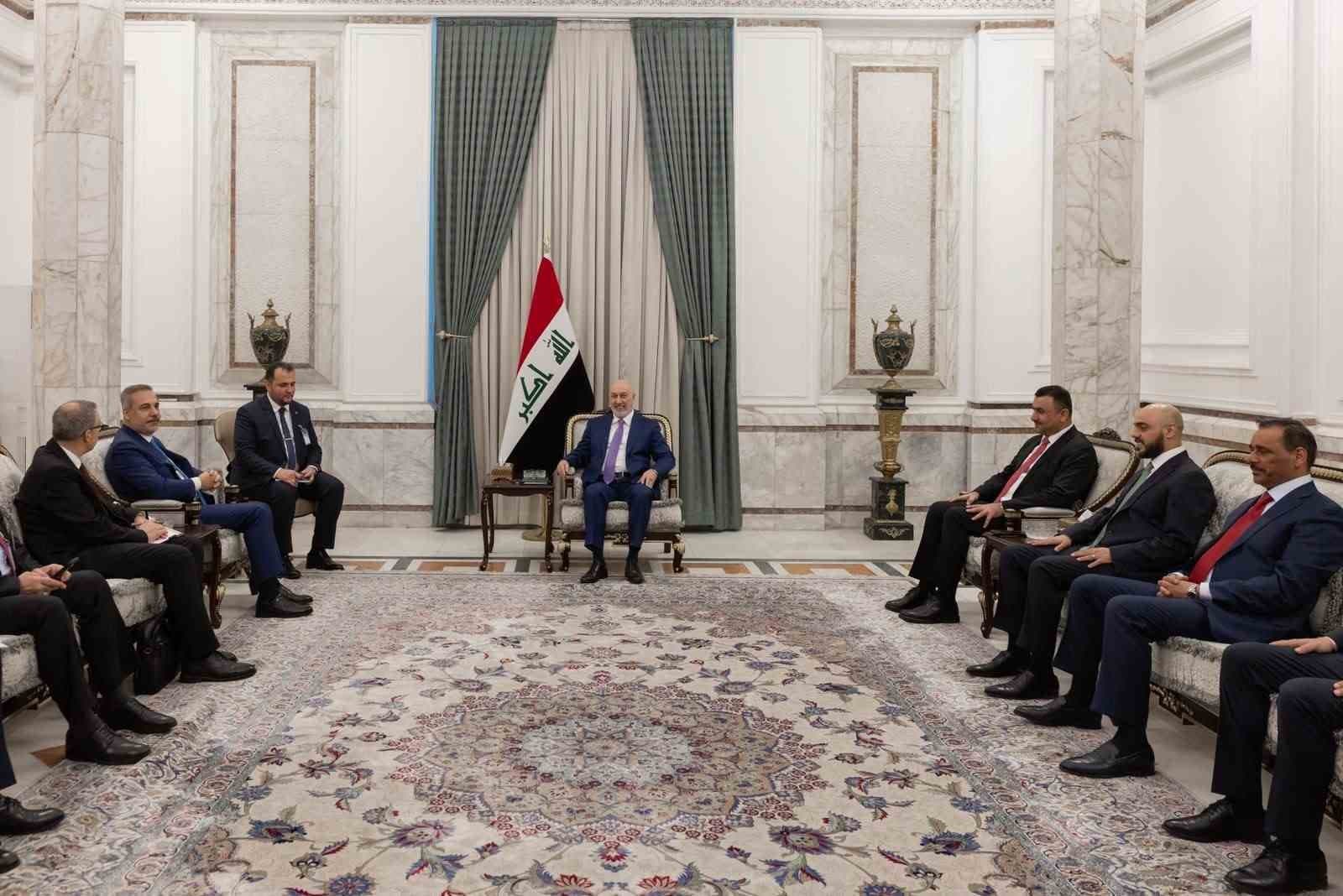 Bakan Hakan Fidan, Irak Cumhurbaşkanı Nizar Amedi ile Bir Araya Geldi