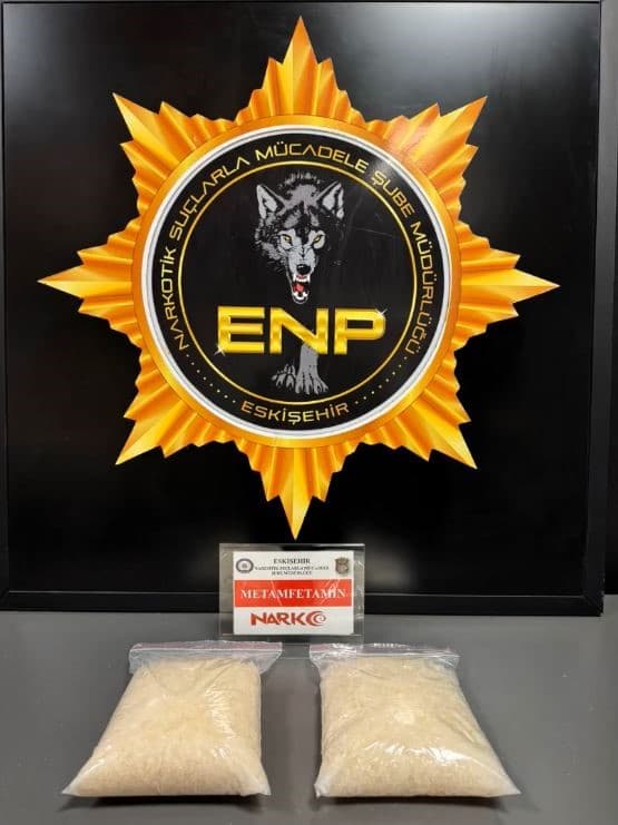Eskişehir'de Uyuşturucu Operasyonu: 2 Kilogram Metamfetamin Yakalandı