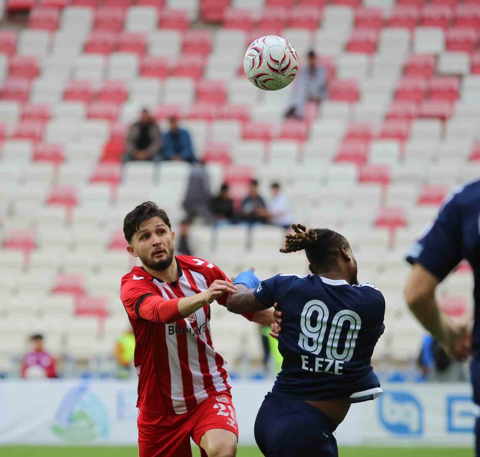 Sivasspor ve Sarıyer Yenişemedi: 1-1