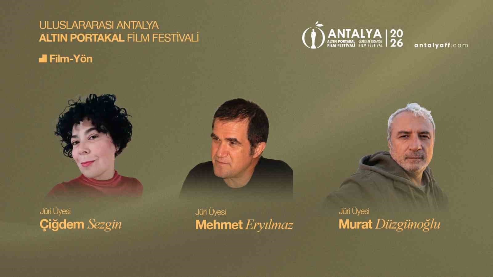 Altın Portakal Film Festivali'nde Kısa Film Yönetmenleri Derneği ve FİLM-YÖN Jürileri Belirlendi