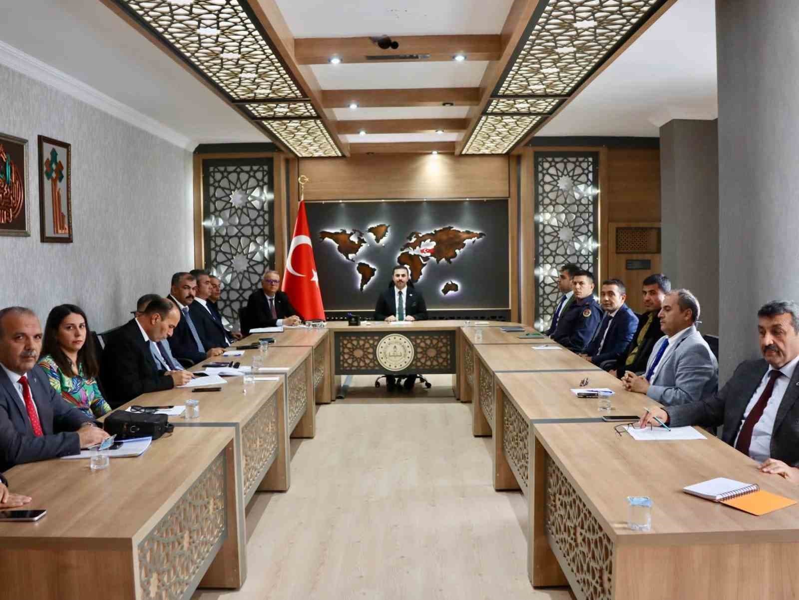 Koçarlı'da Kamu Kurumları Koordinasyon Toplantısı Yapıldı