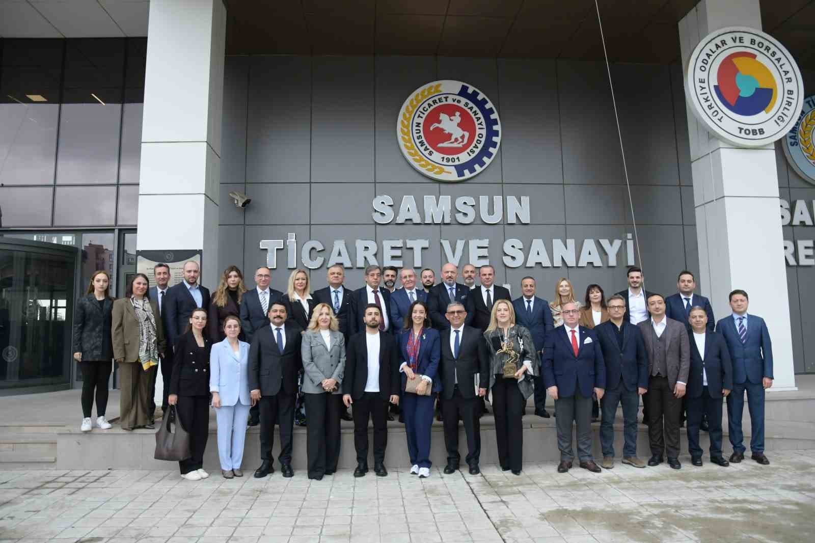 Samsun TSO’da yeni yatırım ve iş birlikleri görüşüldü