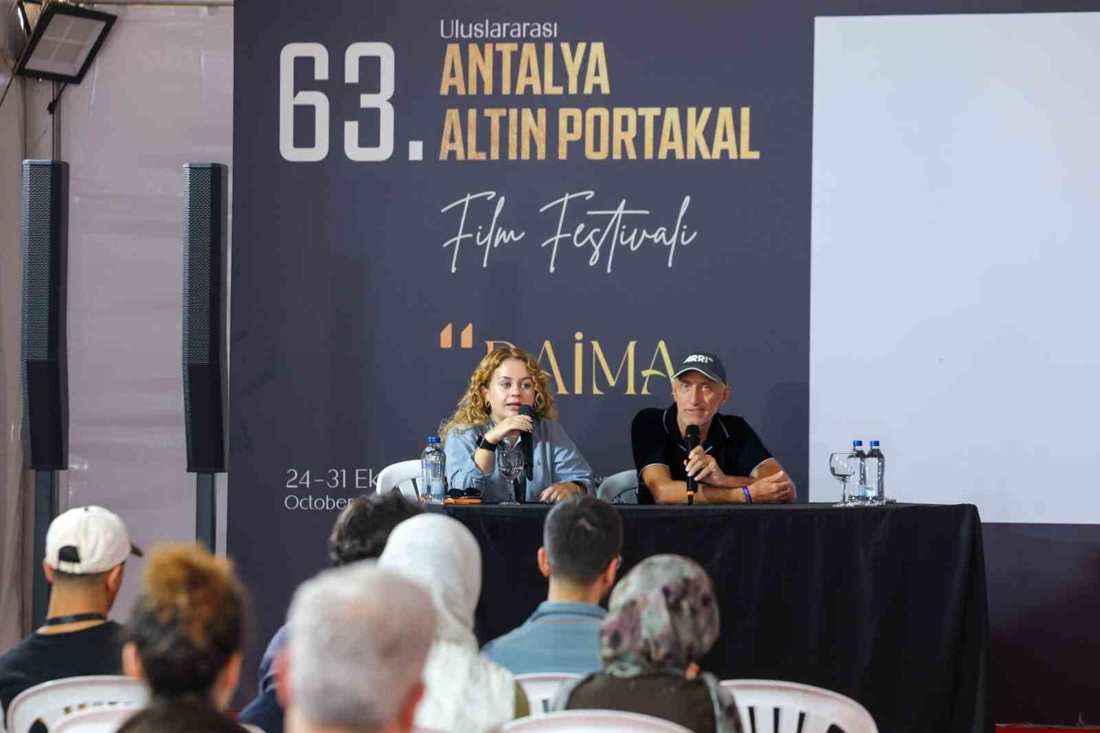 Altın Portakal’da görüntü yönetmenliği ve senaryo üzerine iki ayrı söyleşi gerçekleşti