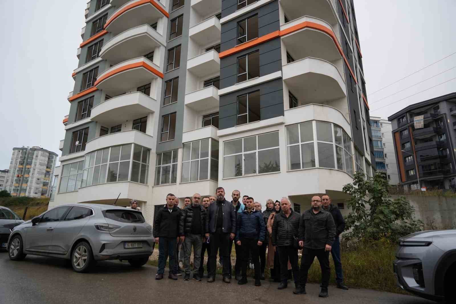 Samsun’da müteahhit ile kooperatif arasındaki uyuşmazlık 80 aileyi mağdur etti