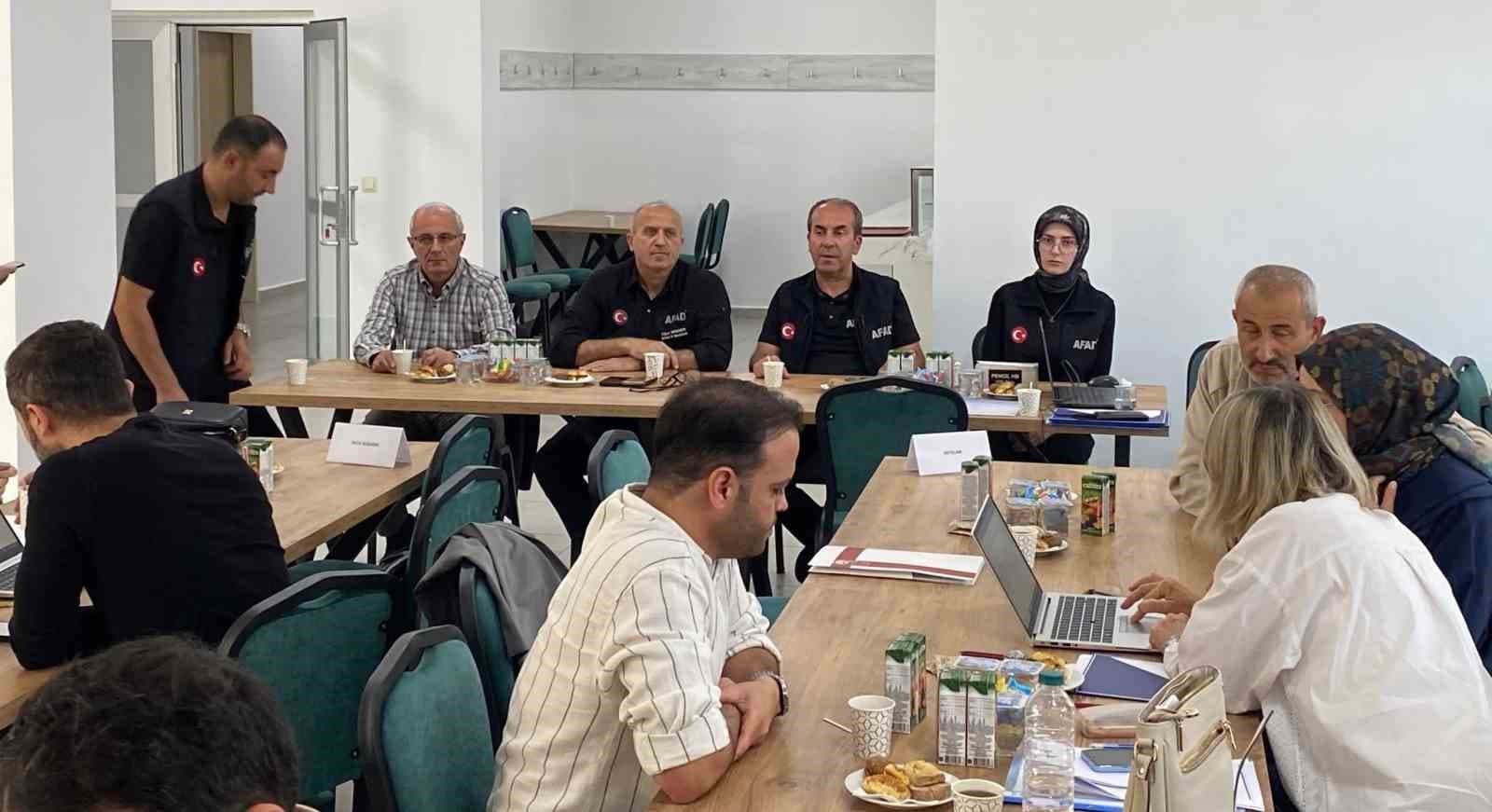 İRAP çalıştayında afet riskleri ve eylem planları ele alındı