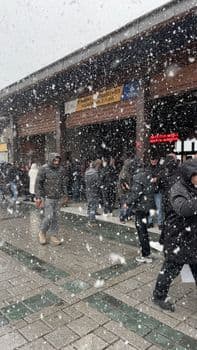 İstanbul'da Yağmur Bulutlarının Boğaz'dan Girişi Havadan Kaydedildi