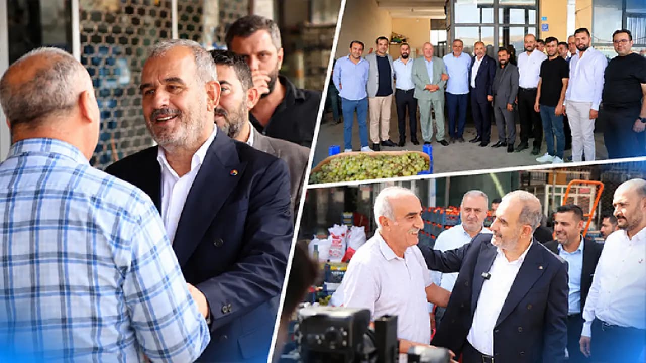 Sebze hali esnafından İdris Alan'a güçlü destek: 'Ne zaman sıkıntımız olsa yanımızda oldu'